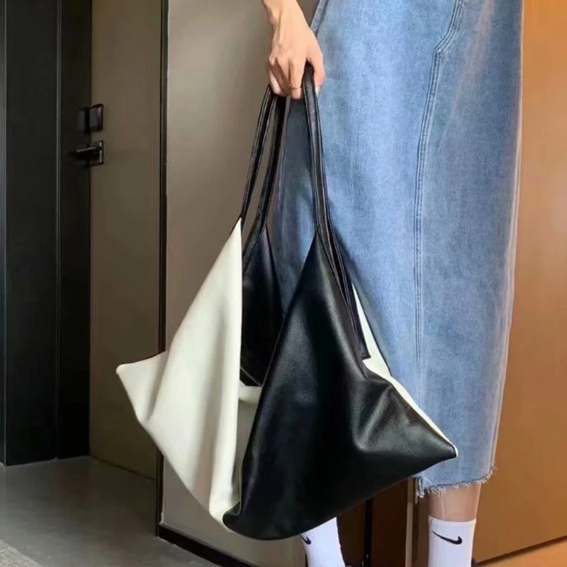 Вместительная дизайнерская вместительная сумка-тоут для женщин вместительный