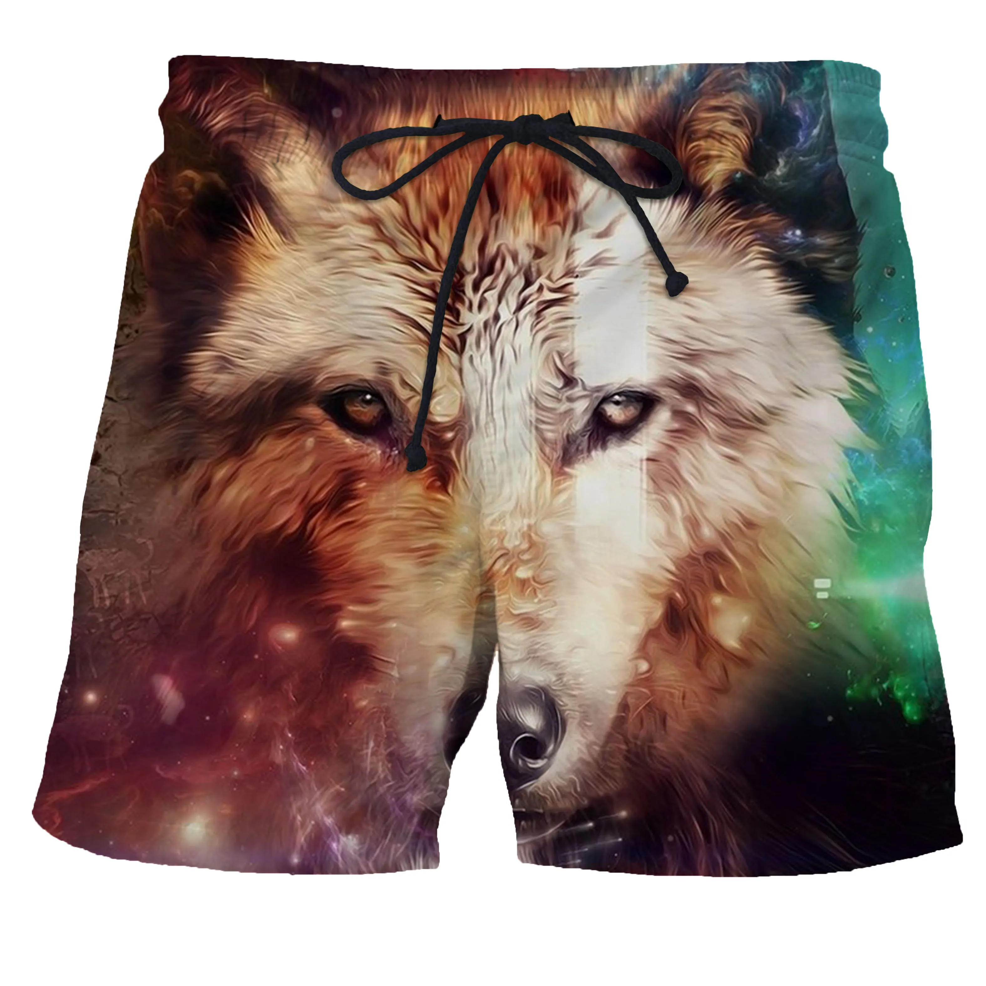 

New Fashion Summer Men's Shorts For Animals Wolf 2021 Summer 3D Shorts Man Beach Short Casual Sports Pants Knee Length Shorts