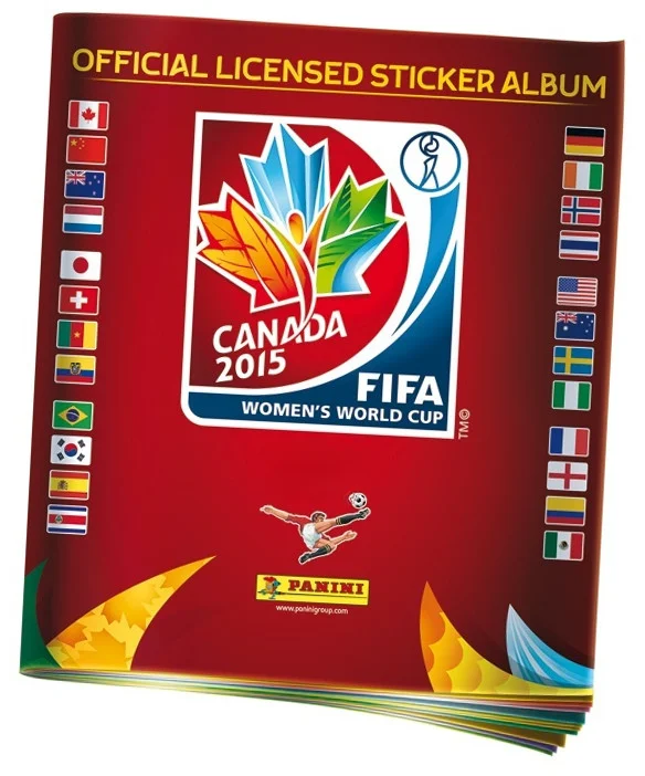 

PANINI 2015 Official Sticker Collection for The Canadian Women's Football World Cup Limit Footballer Fans Collection