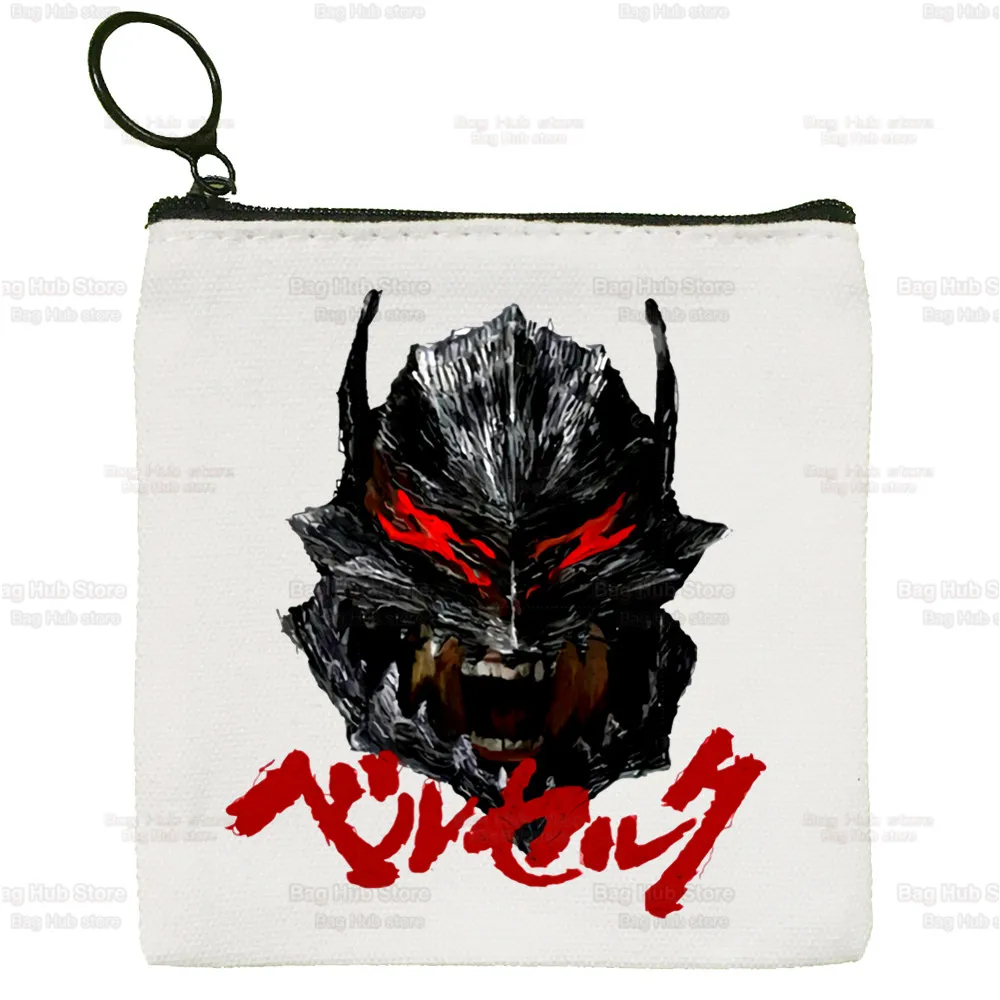 Berserk Guts Wallets Coin Pocket Vintage Male Purse Function Boy and Girl Mythology Warrior Anime Wallet with Card Holders