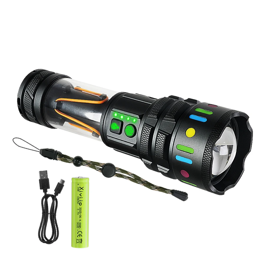 

ксивио мощный перезаряжаемый фонарь 39000000lm