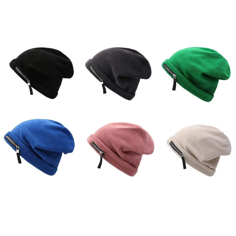

Эластичная ветрозащитная зимняя шапка, разноцветные вязаные шапки для женщин, сохраняющие ухо теплые шапки, утепленные Товары для холодной...