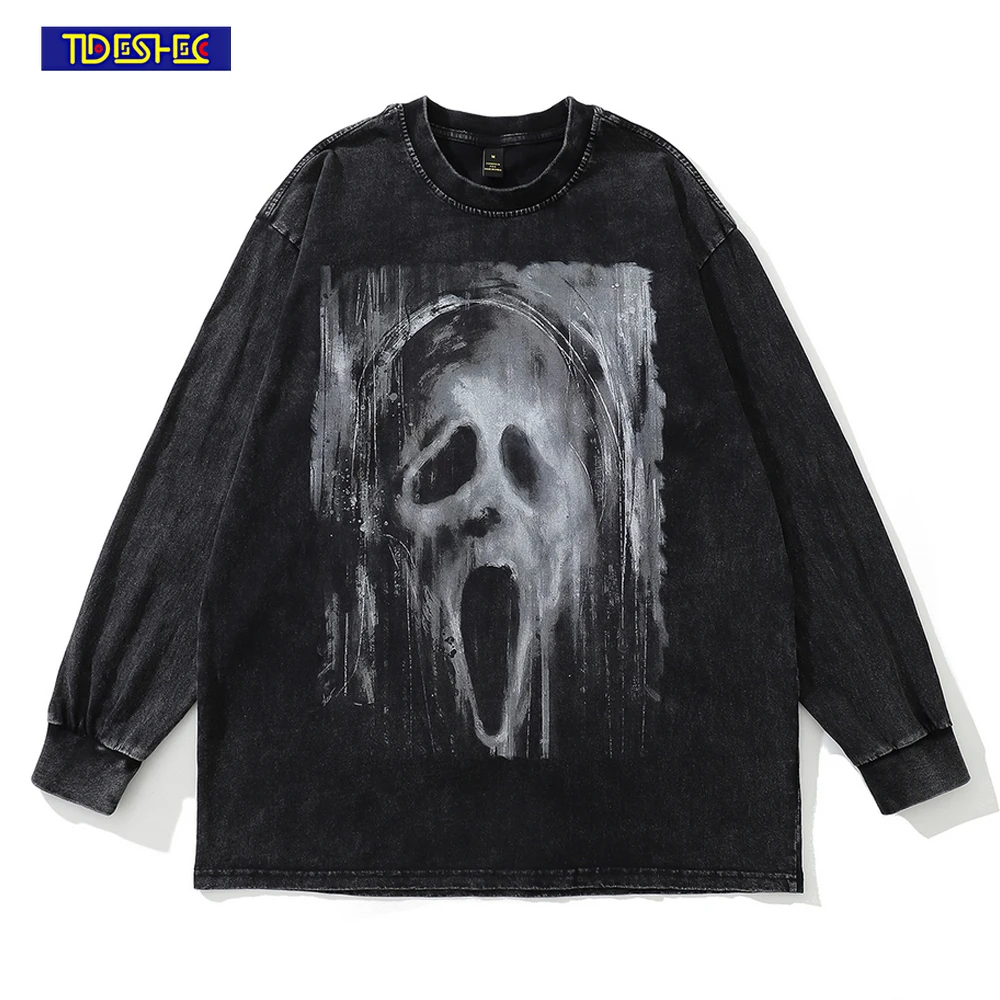 

Футболка мужская оверсайз с принтом в стиле хип-хоп