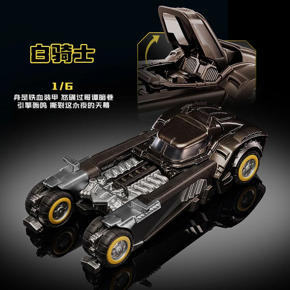 Blokees Wheels Original The Batman: Модная коллекционная машинка-сюрприз с популярным комиксным персонажем, изысканная модель, высококачественная игрушка-сувенир, подарок (art.: 3920d98537ea7) - 3920d98537ea7