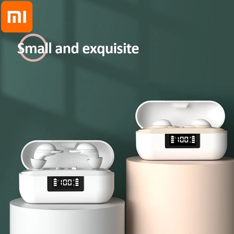 

Новинка Xiaomi Mini Smart Sleep Bluetooth 5,1 гарнитура TWS невидимые наушники True Wireless наушники Nano Размер для всех телефонов