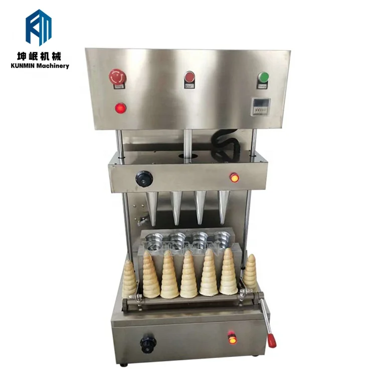 

CE Certification Four Pizza Waffle Cone Display Making Machine