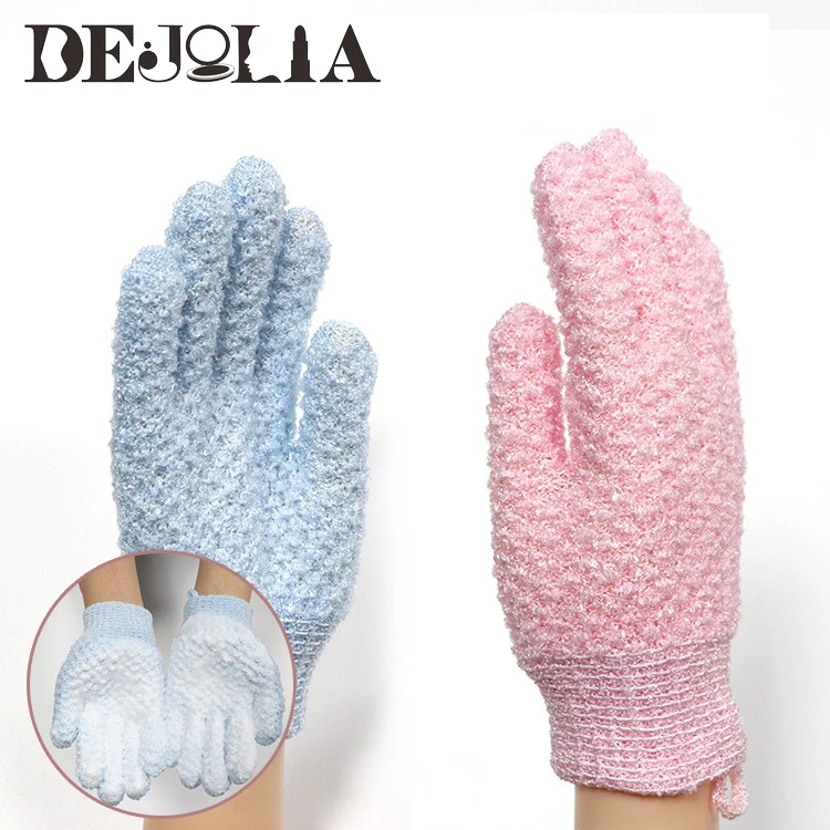 1pc Shower Bath Scrub Gloves Body Brush Removal Dead Skin Wash Cleaning Exfoliate Peeling Glove Bathroom Care Tools |