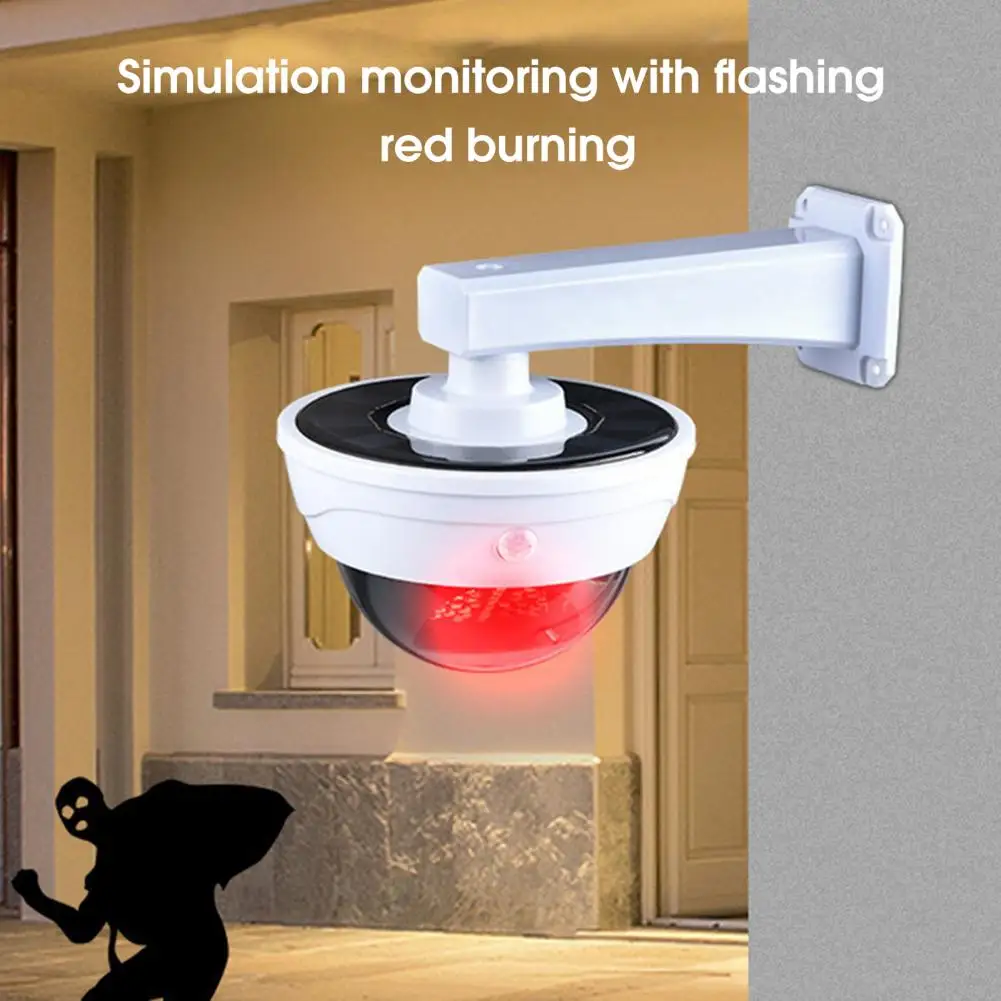 Fogcroll Солнечная светодиодная лампа Поддельный монитор CCTV Безопасность Пульт