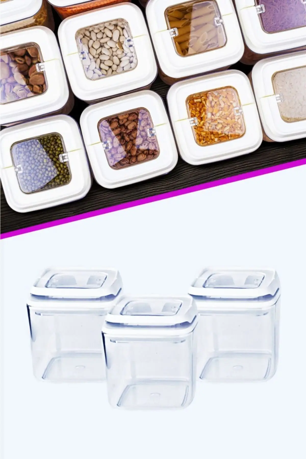 

Super Vacuum Locked Transparent Storage Container 700 Ml 3 Pieces