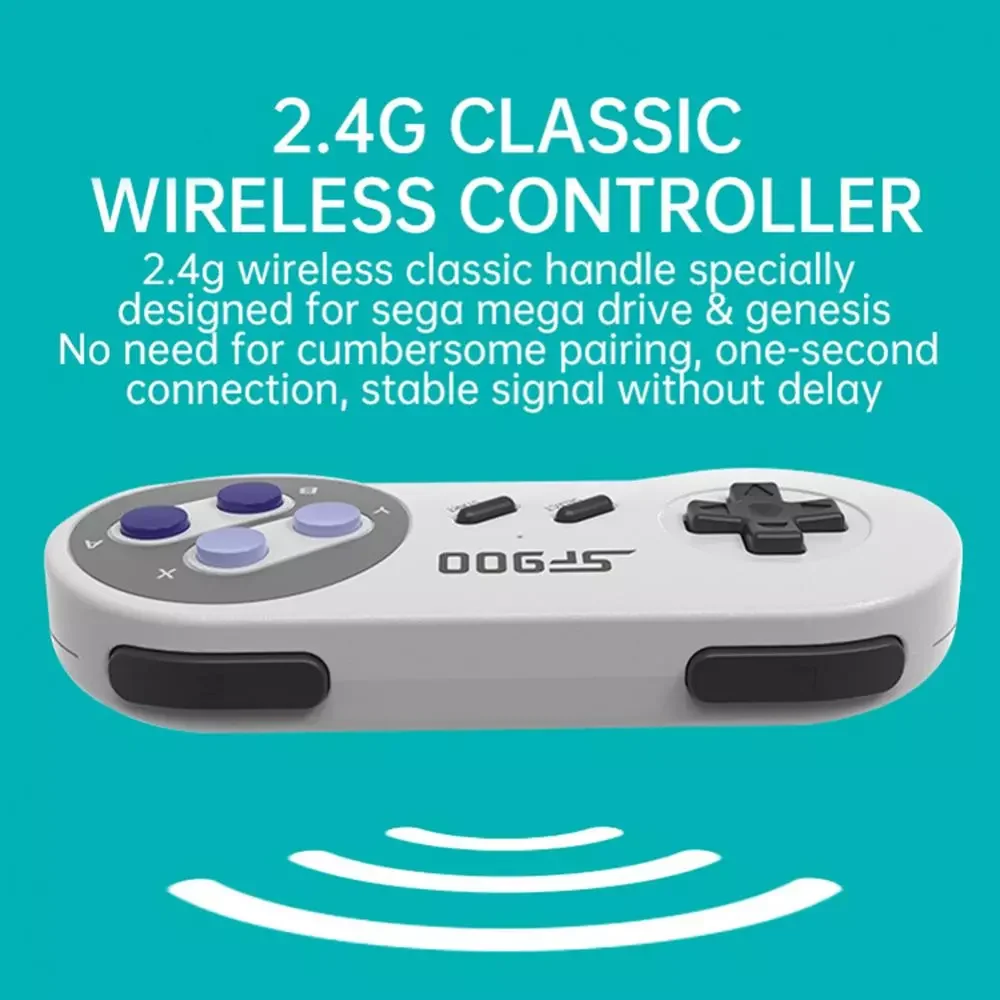 

NEW2023 SF900 2.4G Wireless Receiver HDMI- Game Console TV Video Gaming Console With 2 Game Controllers Gamepad