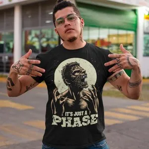 Футболка Werewolf It's Just A Phase — рубашка-трансформер