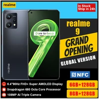 realme New Smartphone 108MP Camera 6 4 90Hz Super AMOLED Display Snapdragon Octa-core Processor 33W 5000mAh