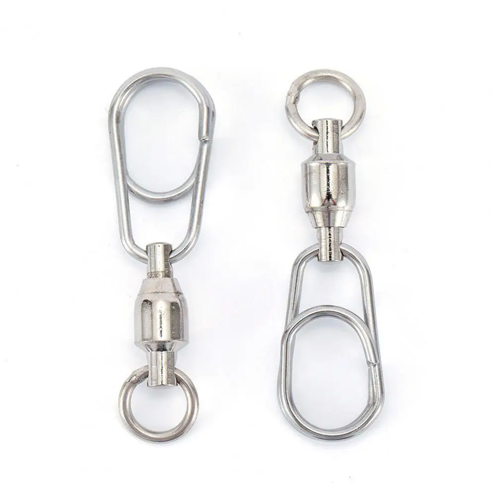 

10Pcs Sturdy Compact Apparatus Connection Unbreakable Ring Connector Fishing Round Pin for Outdoor Fishing