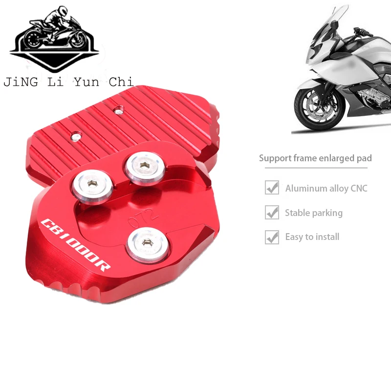 

For HONDA CB1000R CB 1000R CB1000 R 2018-2021 Motorcycle CNC Kickstand Foot Side Stand Extension Pad Support Plate Enlarge Stand