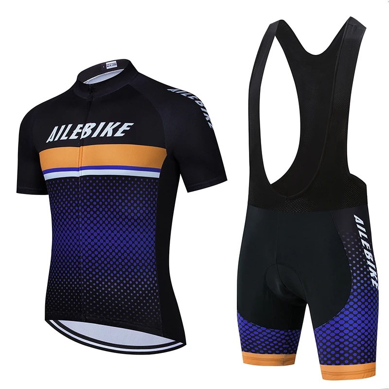 

2022 new mountain bike riding clothing summer breathable short-sleeved cycling clothing men's road cycling clothing suit