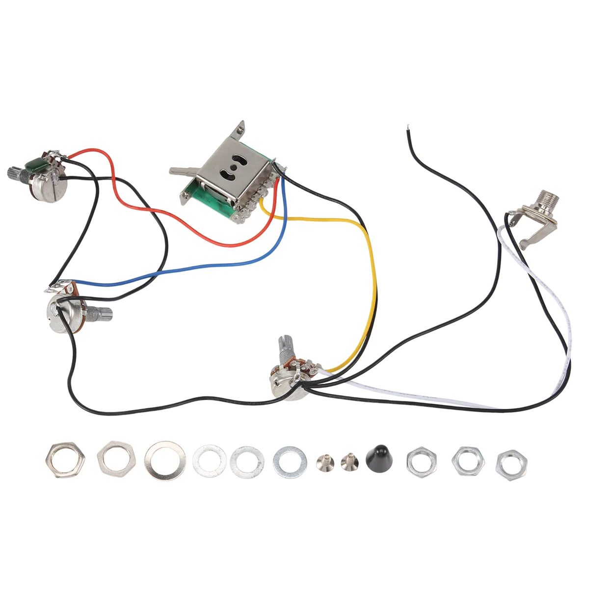 Кастрюли для гитары Strat Предварительно Проводные 1 громкость 2 тона 5-ходовой