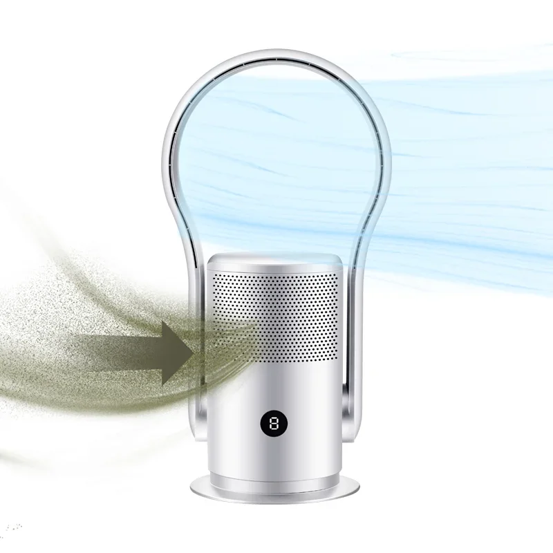 Kipas Angin Ruang Tamu Tuya Wi-Fi с дистанционным управлением бесшумный безлопастной башенный