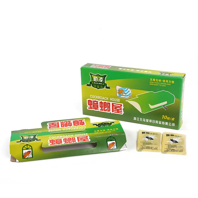 Ловушка для тараканов Pitfall House Killer Bug Insect Net Bait Catch Glue Home Pest Control Roach Black Beetle Blackbeetle Room on.