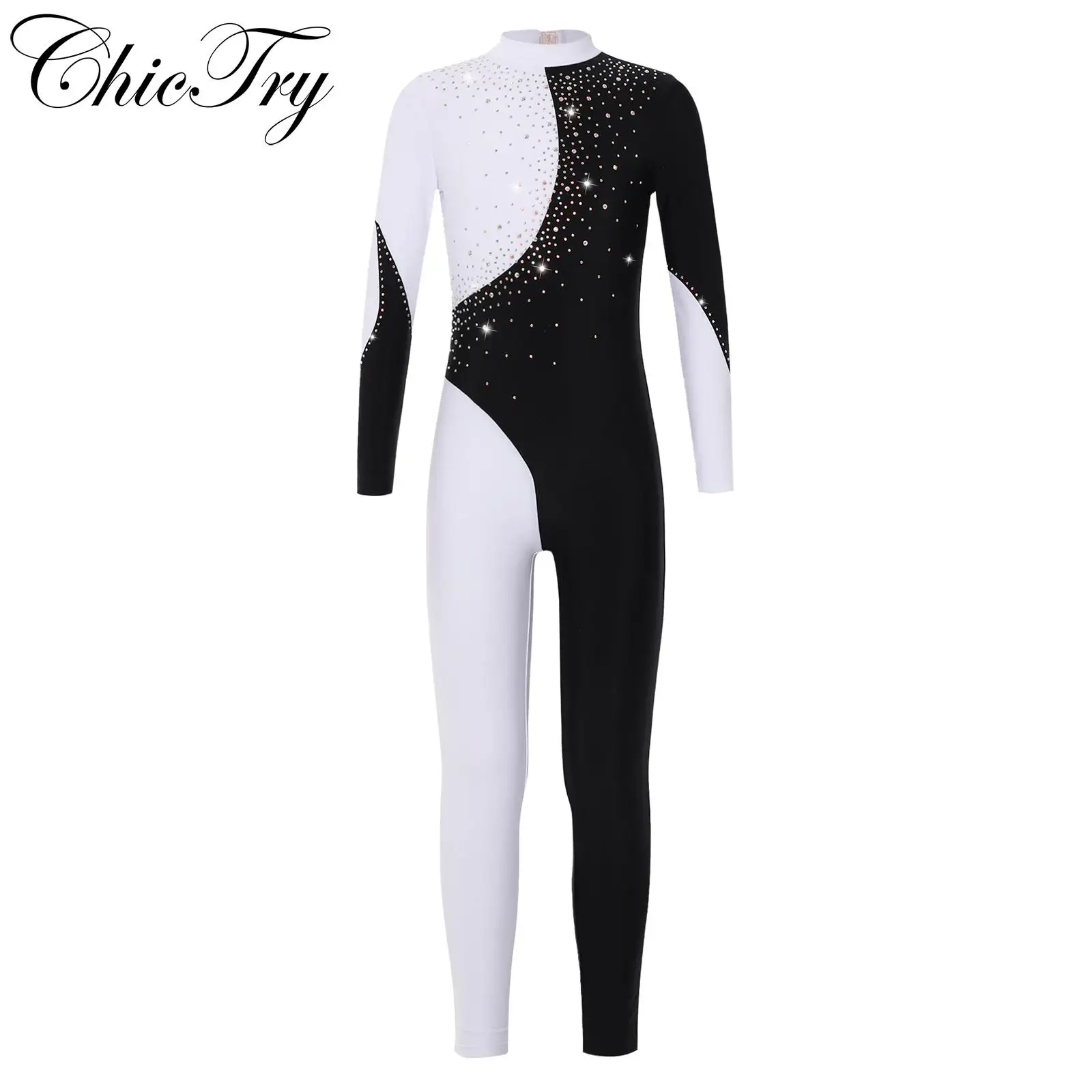 

Girls Ballet Gymnastics Jumpsuit Sports Workout Dancewear Leotard Unitard Running Athletic Dance Competition Practice Bodysuit