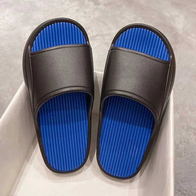 JIANBUDAN Outside Platform Slides Slippers Women Summer Shoes Home Bathroom Slippers Women Soft EVA Beach Garden Sandals