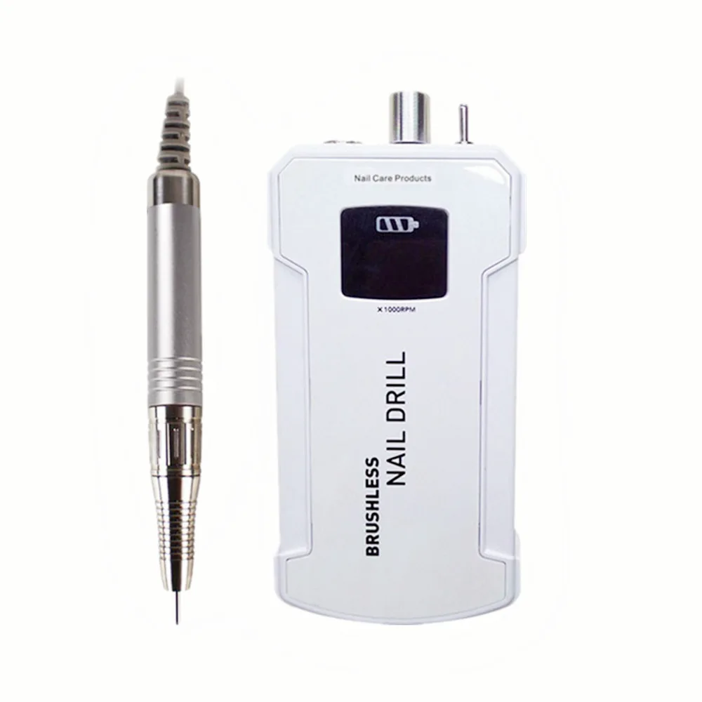 

HQG Best Quality Brushless Handpiece Cordless Portable Nail Drill 35000rpm