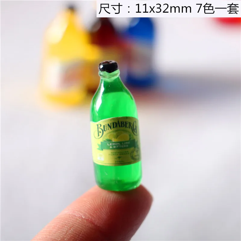 Фото Миниатюрная игрушка для кукольного домика с газированными напитками, 7 шт. №3