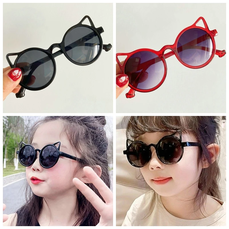 

New Summer Girl Boys Cute Sunglass Cartoon Flower Wings Outdoor Children Lovely Vintage Sunglasses Protection Classic Kids 2022