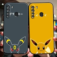 pok%c3%a9mon cartoon avatar phone case for samsung galaxy s8 s8 plus s9 s9 plus s10 s10e s10 lite 5g plus black coque silicone cover