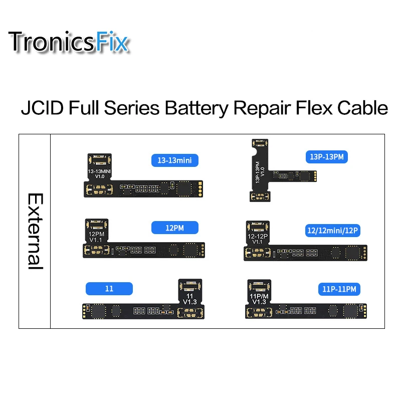 

JC V1S Battery Repair Board Flex Cable for IPhone 11 12 13 Pro Max Battery Data Read&Write Remove Error Health Warning