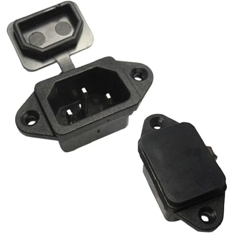 10 шт. шнур питания переменного тока 3P вилка C14 штекер с водонепроницаемой