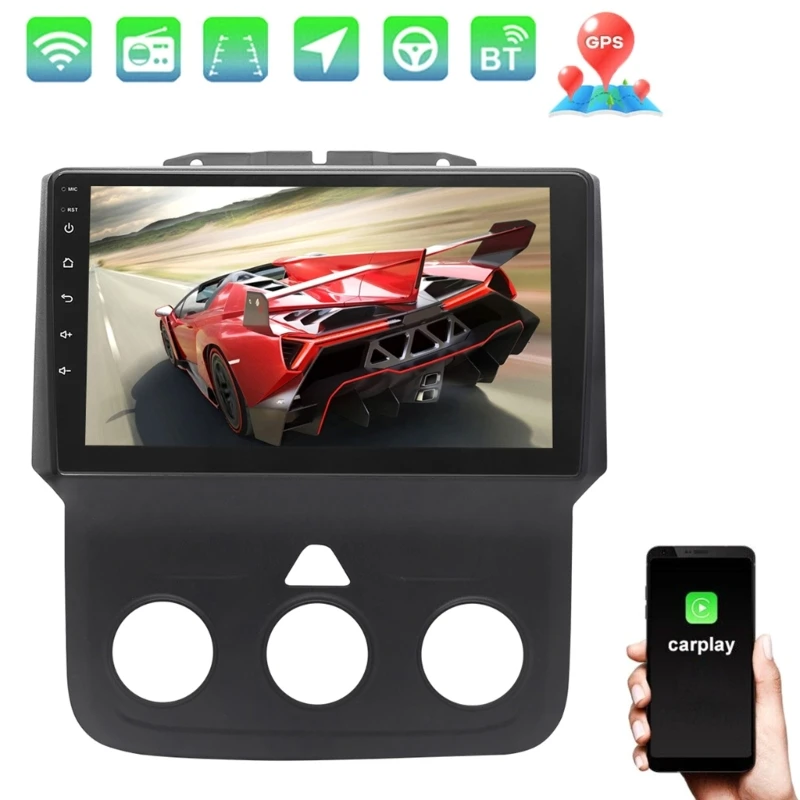 

Автомобильный радиоприемник, стерео-мультимедийный плеер, беспроводной Bluetooth-совместим с dodge