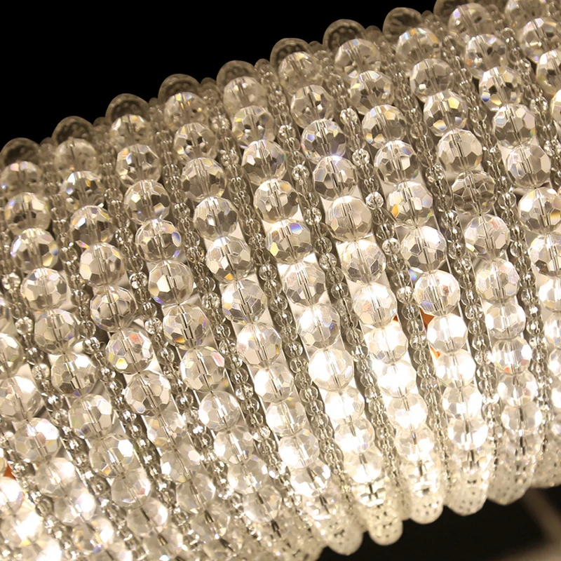 Хрустальная люстра FKL Современная хромированная круглая дизайнерсветильник