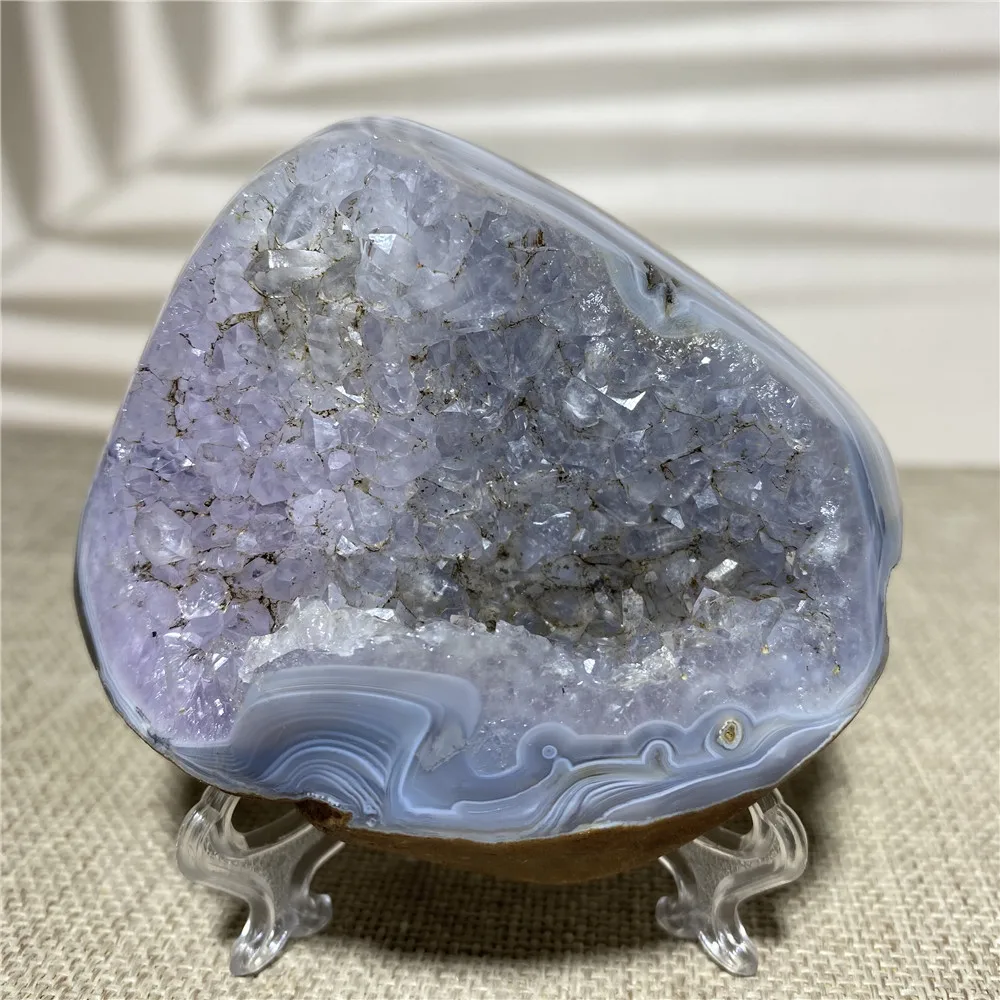 

Natural Stone Amethyst Quartz Druzy Crystal Cluster Specimen Home Decoration Collection Wicca Mineral Reiki Healing Geode Agate
