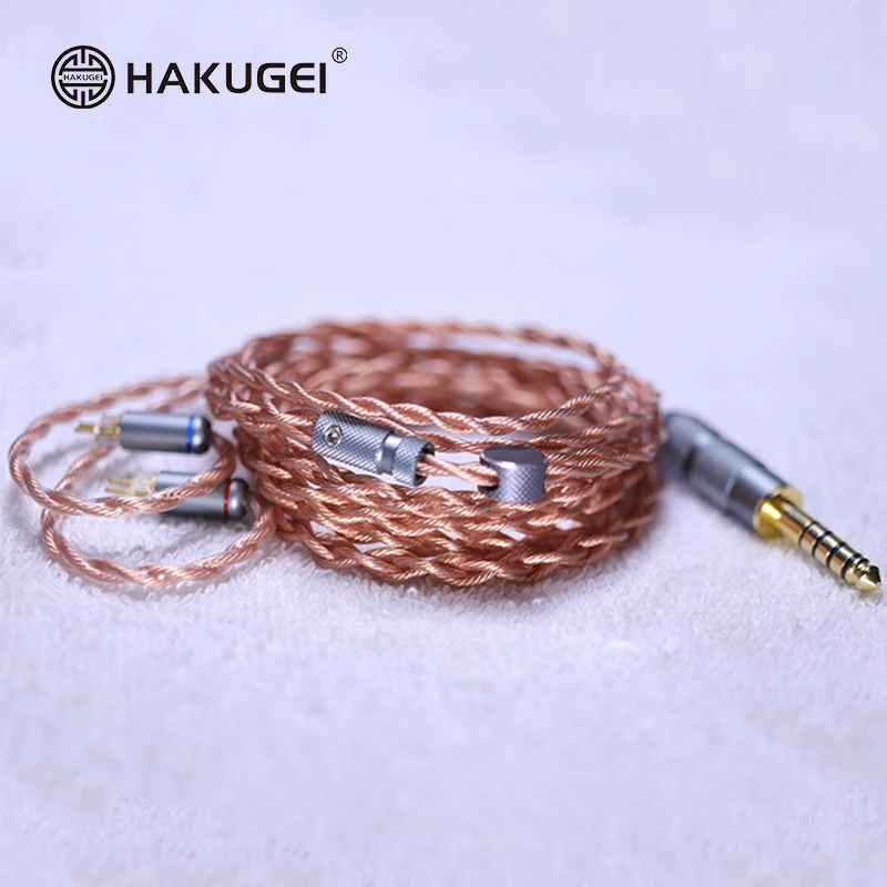 Фото Кабель Hi-Fi для наушников HAKUGEI Rice litz 6N OCC nomocrystalline copper 3,5 2,5 4,4 MMCX 0,78 QDC №4