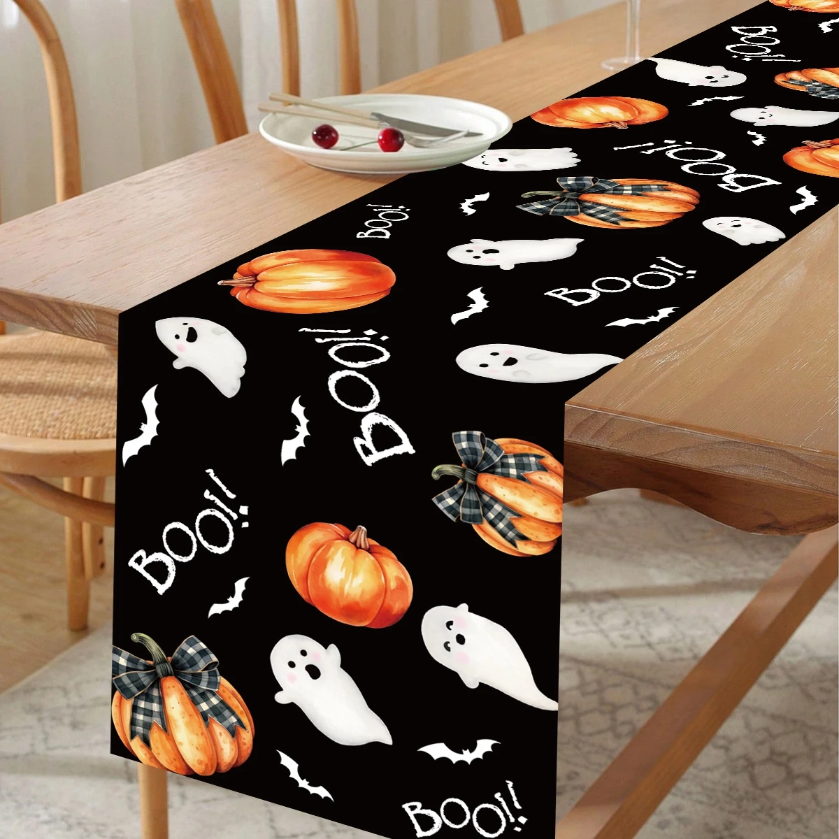 Настольная дорожка для Хэллоуина украшение Счастливого дома 2024 Детские предметы