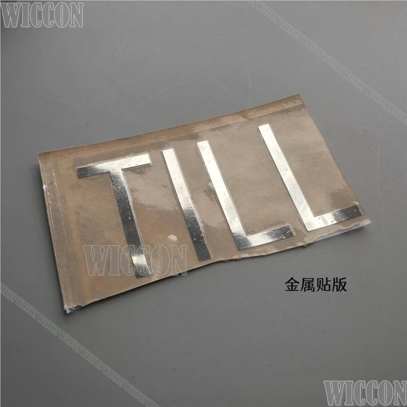 Металлическая наклейка-тату Alien Stage Till для косплея