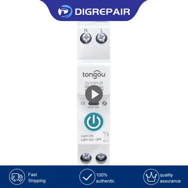 

Автоматический выключатель Tuya ZigBee, умный автоматический выключатель с дозатором, 1P, 63 А, DIN-рейка, работает с Alexa, 1 шт.