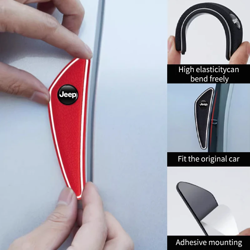 Наклейки с защитой от царапин автомобильная полоса бампера для Jeep Renegade Compass Grand