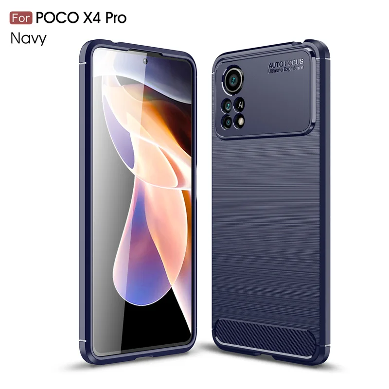 For Cover Xiaomi Poco X4 Pro Case For Poco X4 Pro 5G Capas New Shockproof Phone Bumper Back Soft TPU Case For Poco X4 Pro Fundas