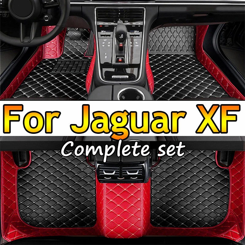 

Car Floor Mats For Jaguar XF X260 2016~2022 Carpet Rugs Durable Leather Mat Anti Dirty Pads Auto Interior Parts Car Accessories