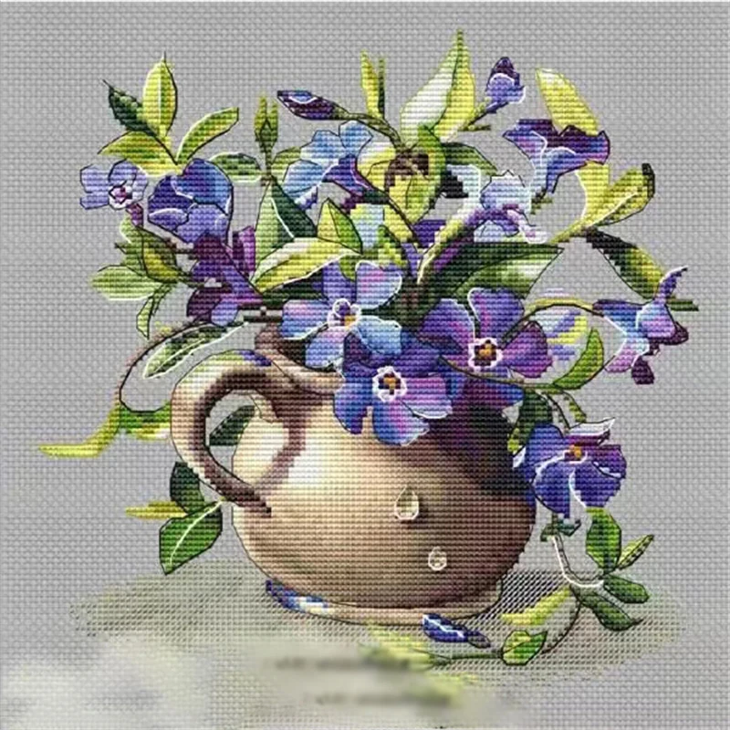 ZZ9848 Набор для вышивки крестиком рукоделие искусственная хлопчатобумажная нить