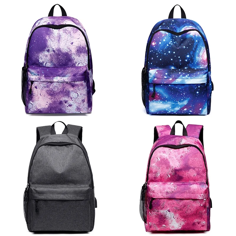 

Холщовый Рюкзак с Usb-зарядкой для женщин и мальчиков, школьные ранцы для подростков, вместительные дорожные мужские рюкзаки