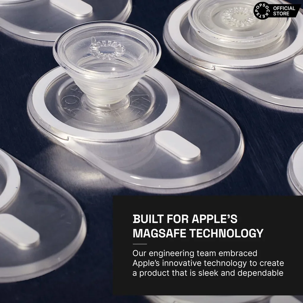 PopMount 2-Bike MagSaf PopGrip Base Slide Stretch Премиум-крепление для телефона/ручка/кошелек