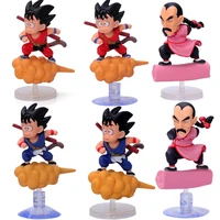 3 style dragon ball z anime dragon ball suction cup base figure vegeta figurine action model toys cute cartoon for kids gifts