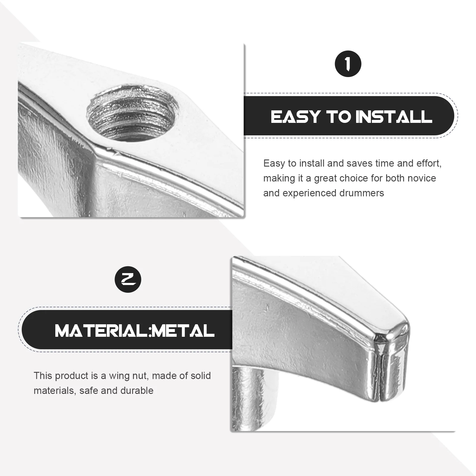 1 комплект КРЫЛЬЧАТЫХ гаек ручная затяжка крепеж Бабочка винт крепежные гайки