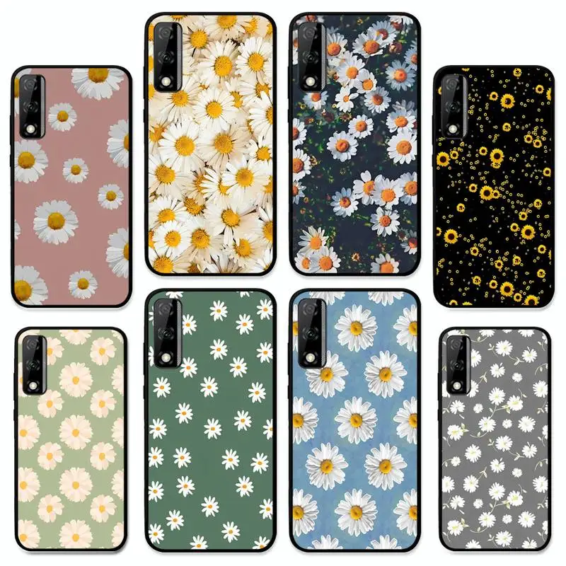 

Daisy Flowers Plants Phone Case for Huawei Y 6 9 7 5 8s prime 2019 2018 enjoy 7 plus