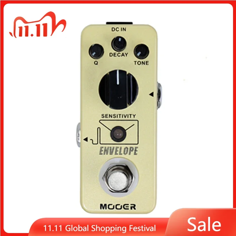 

MOOER Envelope Analog Auto Wah Guitar Effect Pedal Envelope Filter True Bypass Pedal Electric Guitar Bass Parts & Accessories
