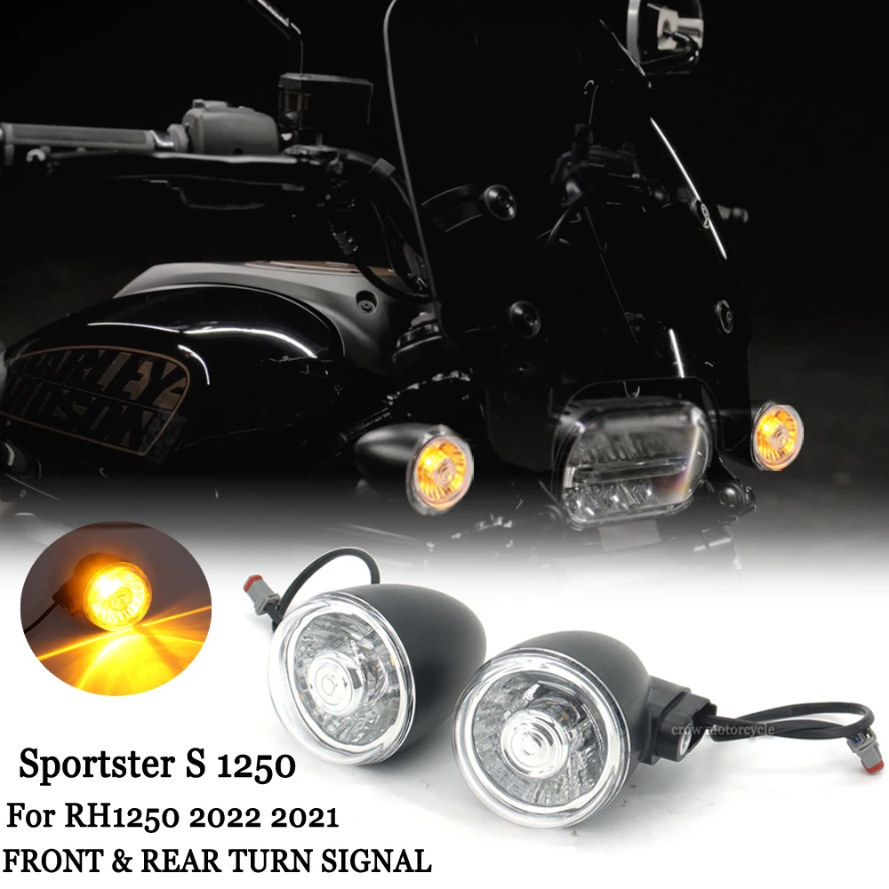 

For Harley Sportster S 1250 RH1250 2022 2021 Motorcycle Front Rear Headlamp Brake Light LED Bullet Turn Signal Light Sportster S