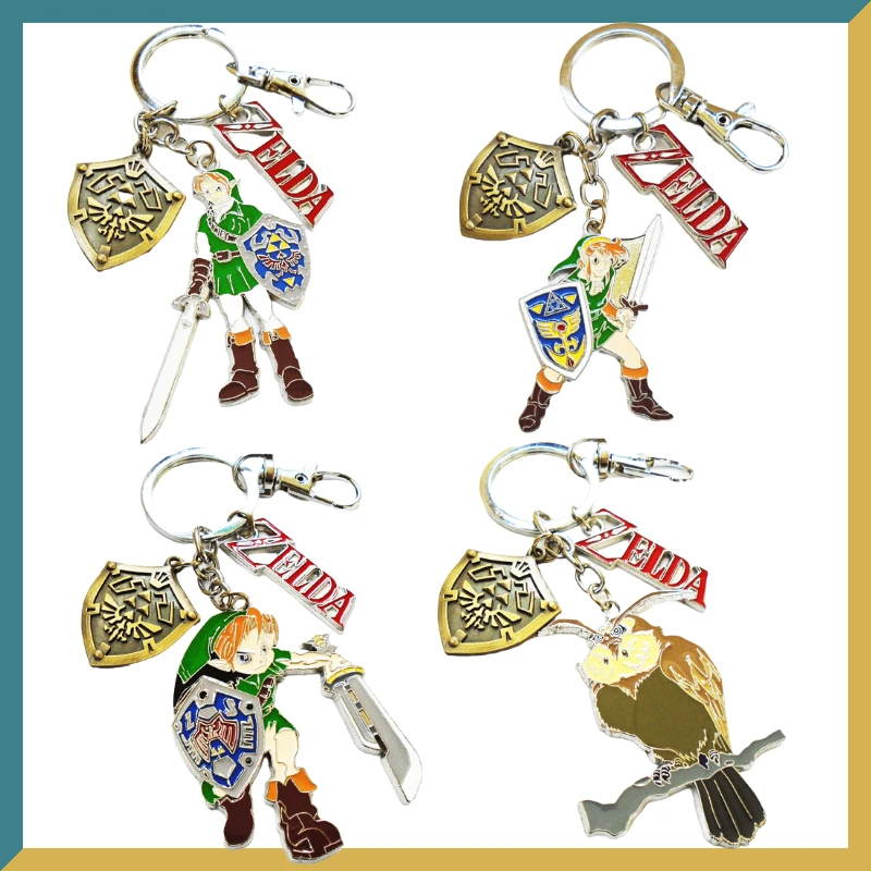 

The Legend of Zelda Breath of The Wild Keychain Pendant Game Peripheral Accessories Anime Cartoon Ornament Collection Toy Gift