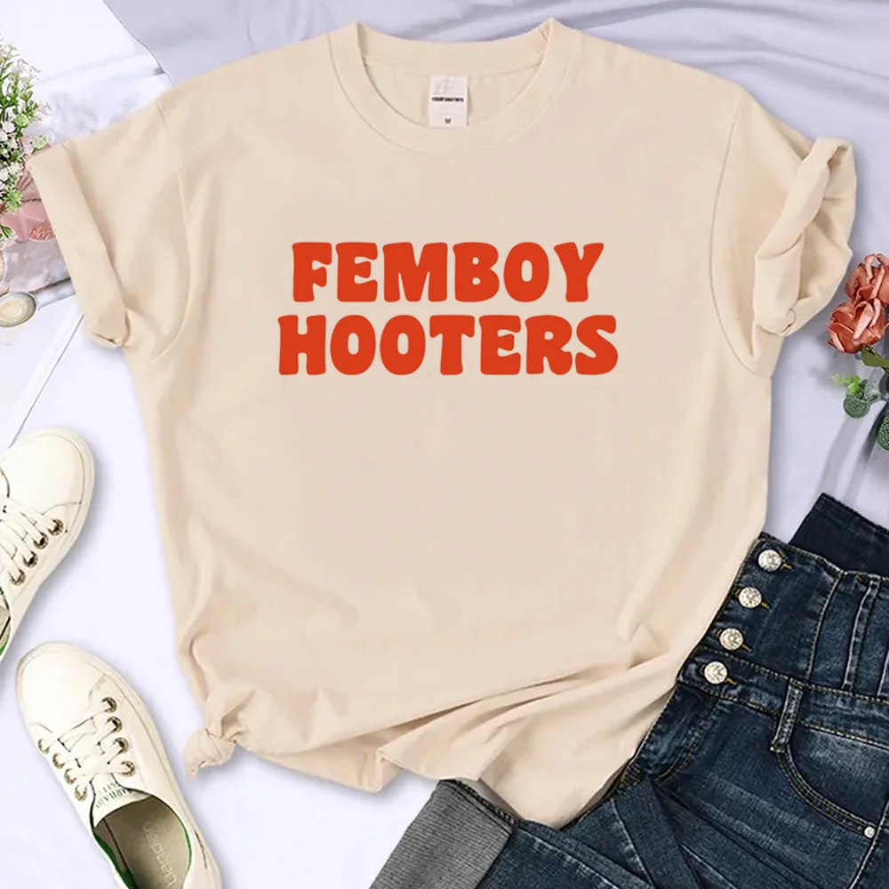 femboy Tee women graphic Y2K manga Tee girl designer y2k streetwear clothes